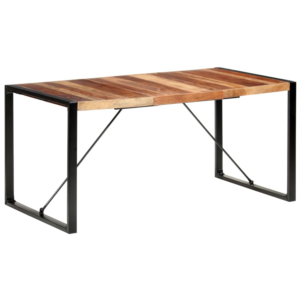 Dining Table 160 x 80 x 75 cm Solid Wood