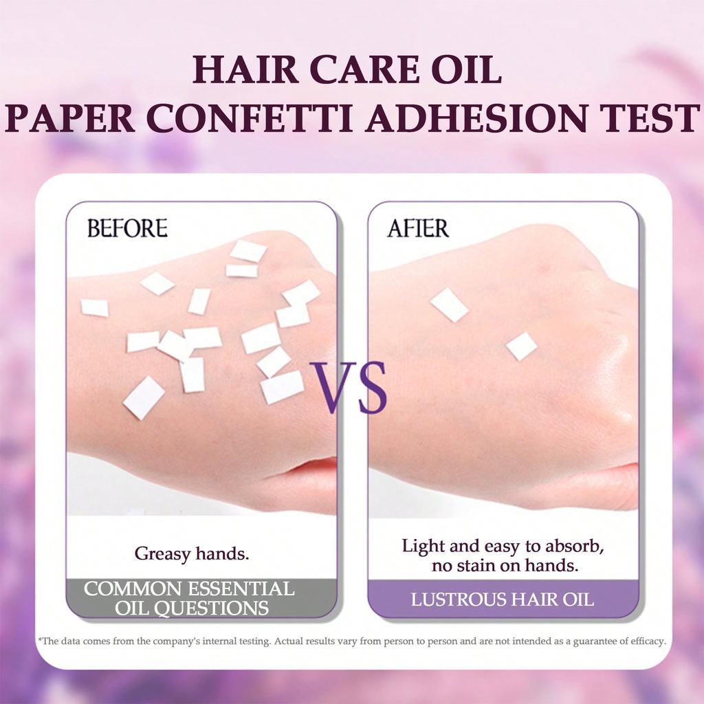 1pc 100ml Floral Hair Oil Spray, Containing Jojoba Seed Oil And Camellia Extract, Moisturizes And Re