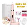 Rechargeable Electric Nail Drill Machine Nail Drills for Gel Nail Polish Grinding Polishing Dead Skin Removal Nail File Manicure