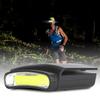 Plastic Portable COB LED Headlight Hat Clip Lamp Mini Outdoor Flash Light