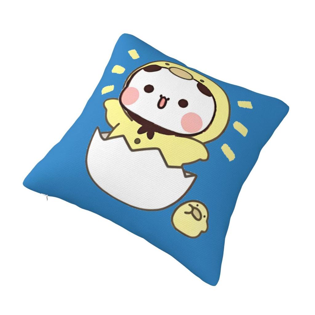 Cute Little Chicken Bubu Open Dudu Pillowcase Printing Cushion Cover Gift Panda Bear Pillow Case Cover Home Square 40X40Cm