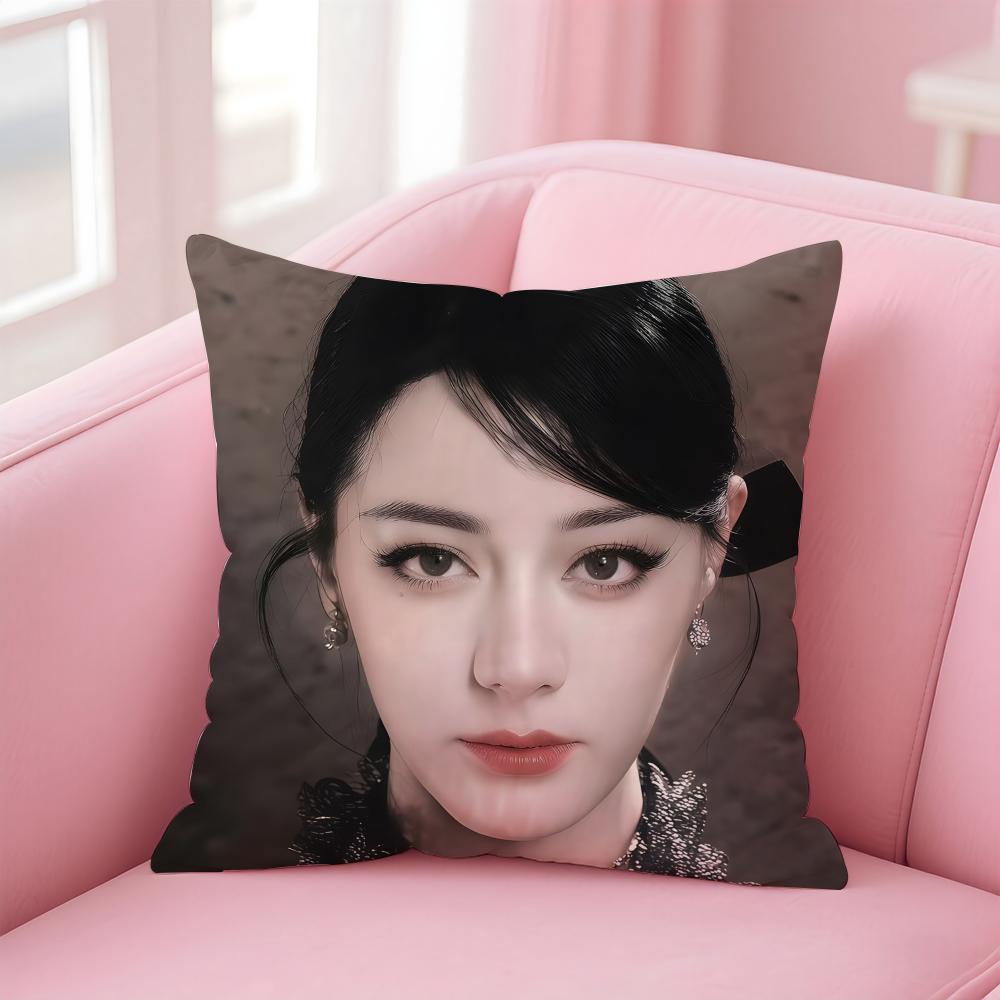 Popular fashion Elegant Chinese DDilraba Dilmurat Cushion Cover Pillow Case Soft Friendly Fabric Concealed Zipper