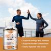 MCT oil capsules, rich in easily digestible fatty acids, enhance energy and endurance, and promote metabolism. 120 capsules.