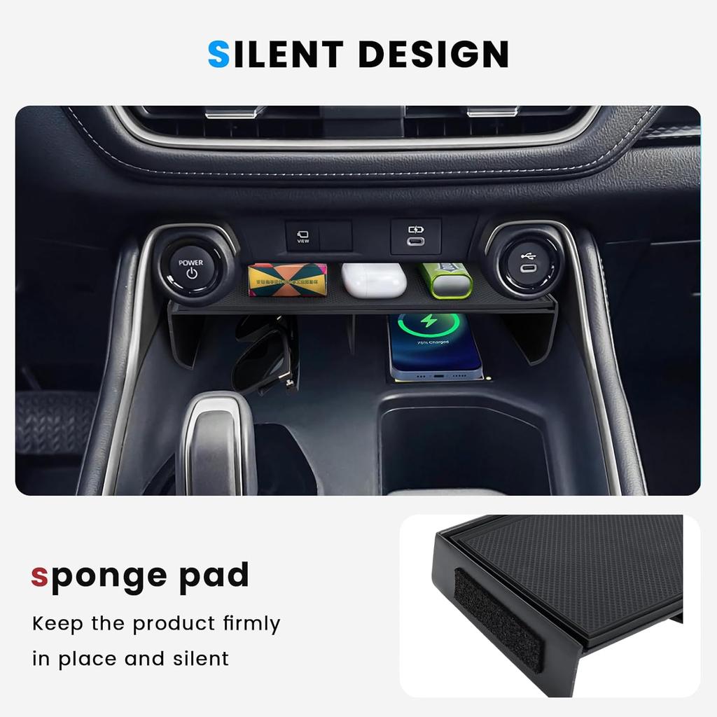Center Console Organizer Compatible With Toyota Grand Highlander  2024 2025 2026 Ert Storage Tray With Anti-Slip Mat Interior Accessories