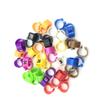 1Pack/100Pcs Digital Plastic Birds Clip Foot Rings Inner Diameter 10mm Parrot Pigeon Identification Leg Rings No.1~100 10 Colors