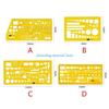 Y5GD Building Military Drawing Furniture Construction Architect Template Drafting ABS Graph Template Stencil