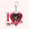 Portachiavi Carino I Love My Boyfriend Chibi per Accessori Law Pet Strade Lawrence Ren Hana Owo Portachiavi Gioielli Amici Fan Regali