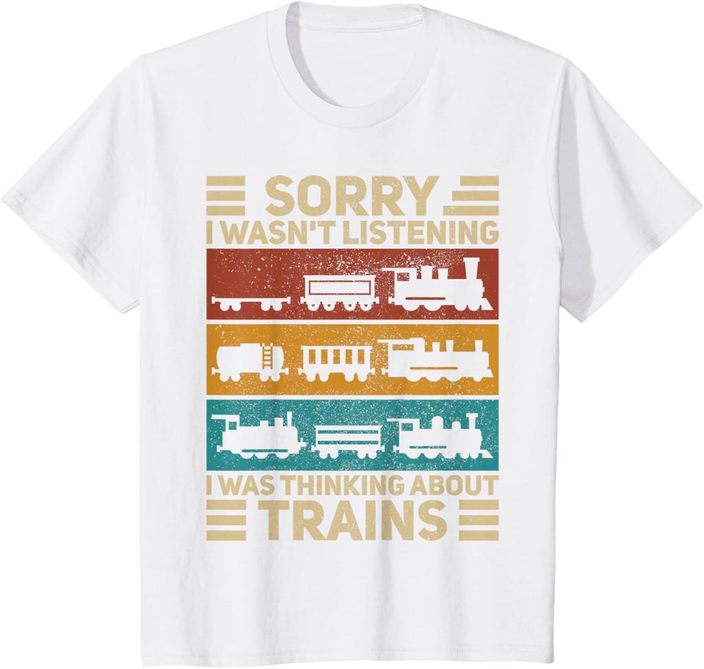 Retro Wagon Train Lover Model Railroad Conductor Funny Train T-Shirt