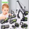 1/50 Model Car Products Truck Excavator Crane Excavator Construction Engineering Vehicle Toys for Children Boys Educational Toys
