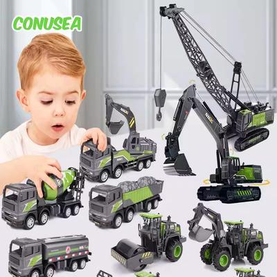 1/50 Model Car Products Truck Excavator Crane Excavator Construction Engineering Vehicle Toys for Children Boys Educational Toys