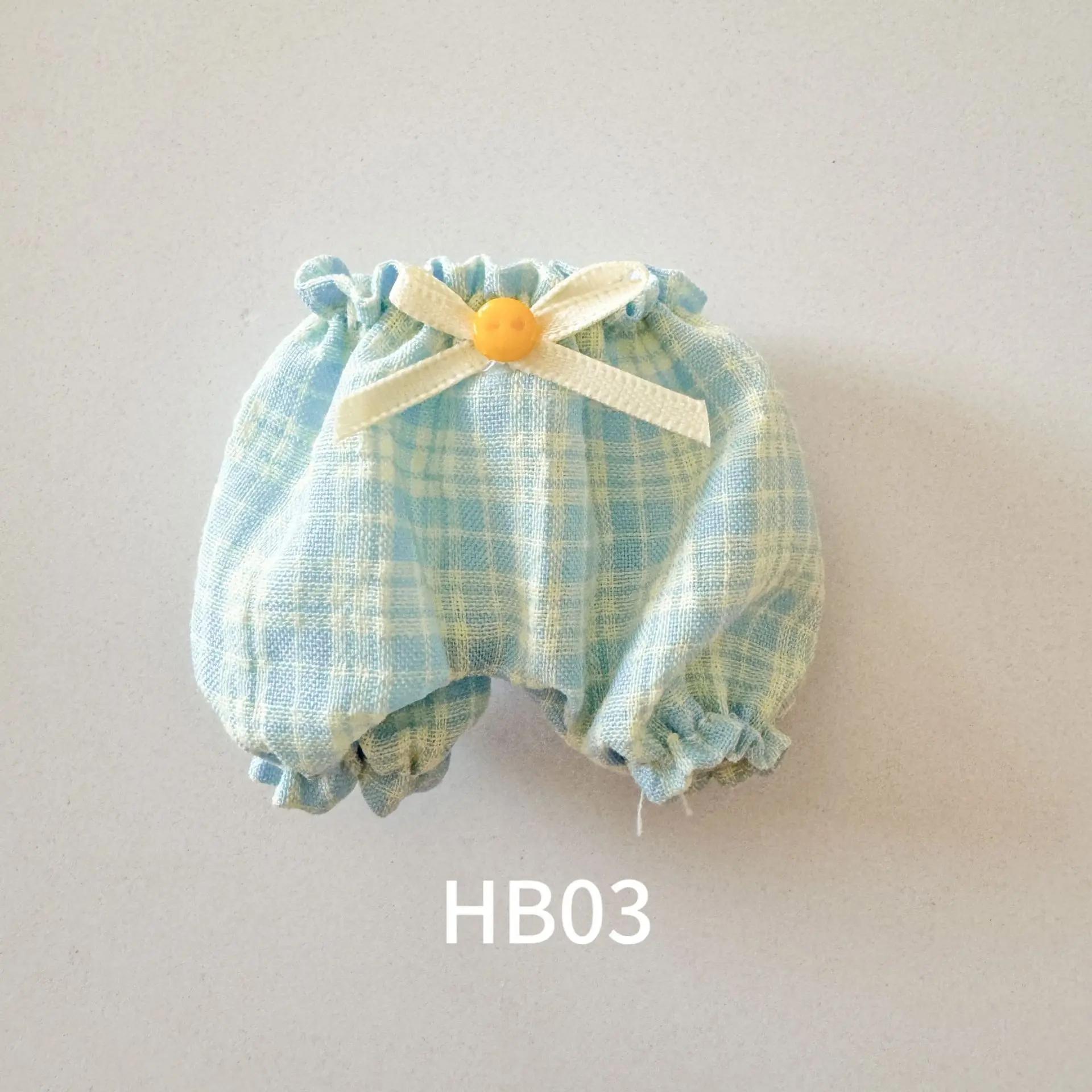 Kawaii шерстяные куклы одежда мини-идол хлопковые кукольные шорты 10-15 см куклы сменная — фото 9