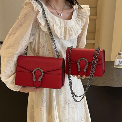 Niche Chain Bag Women's Tide Small Square Bag Versatile Shoulder Bag Premium Texture Messenger Bag