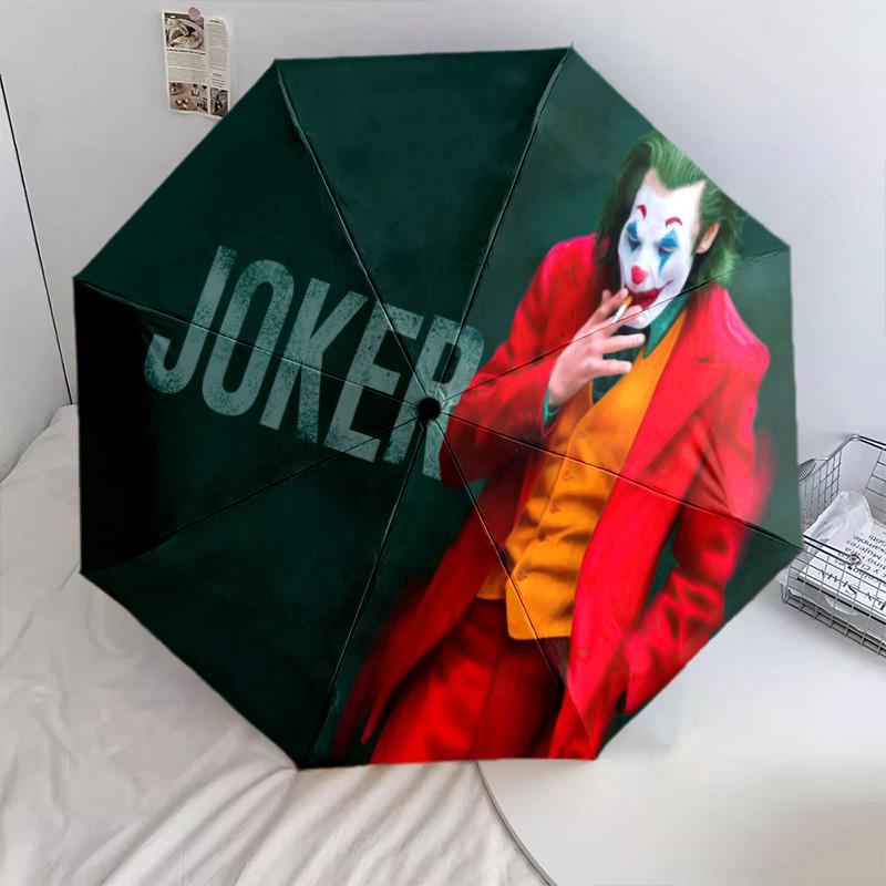 1PC Joker's Transformation Automatic Umbrella - Suitable Travel Outdoor Portable Umbrella Birthday Gift Daily Essentials