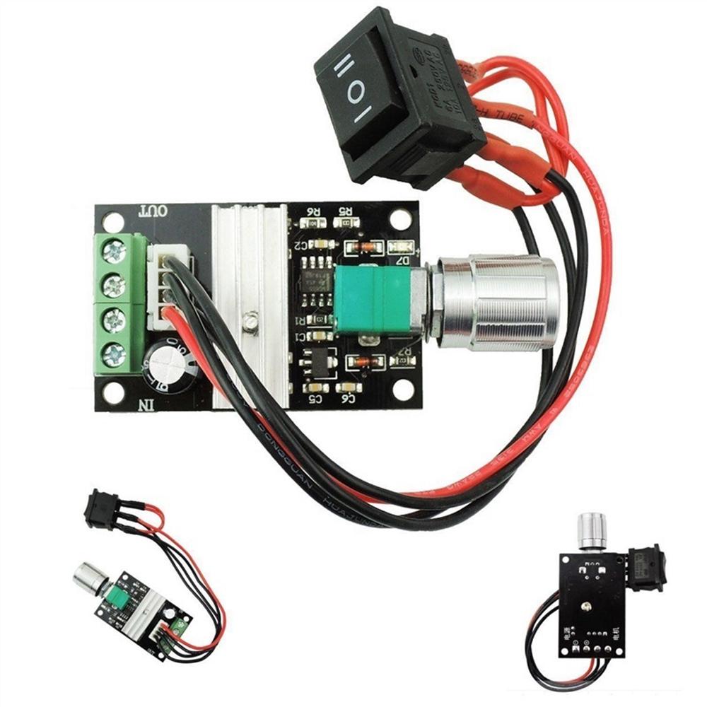 

1203BB 6V 12V 24V 3A 80W Регулятор швидкості двигуна постійного струму ШІМ регульований реверсивний перемикач драйвера двигуна
