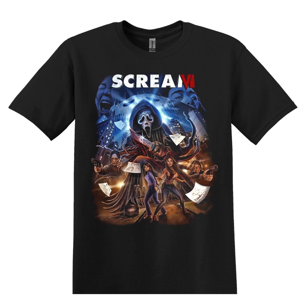 Scream VI Horror T-Shirt Black S-3XL XL