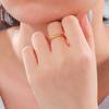 Cazador Stainless Steel Gold Color Minimalist Women's Ring Simple Classic Finger Rings Fashion Couple Wedding Jewelry Wholesale