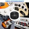 Uxcell 2pcs Aluminum Potentiometer Knobs Inch Volume Audio Control Knobs 18mm X 40mm Screw Type Potentiometer for Guitar and Black Rubber Ring Wrench