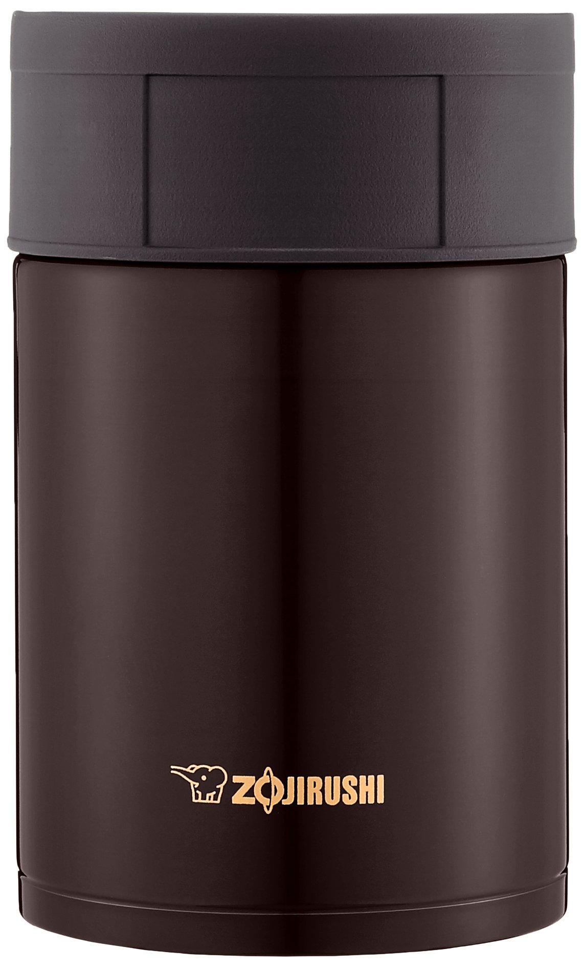 

ZOJIRUSHI Stainless Steel Food Dark Jar, 450ml, Cocoa, SW-HC45-TD