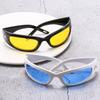 JYL TS Silver Sunglasses Futuristic Style For Men Women NH1318