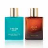 Oud & Fresh Eau De Parfum 100ml Pack of 2 | Rich Oud & Fresh Fragrance | Long-Lasting Scent | Elegant Perfume Set