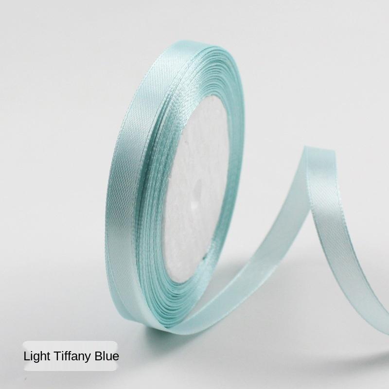 

25 ярдів/рол (22 метри) Атласні стрічки для весілля, дня народження, упаковка подарунків, Різдвяний фестиваль Хеллоуїн. Стрічка для ремесел своїми руками 6mm