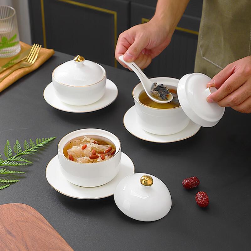 Ceramic Double Boiler Stew Pot