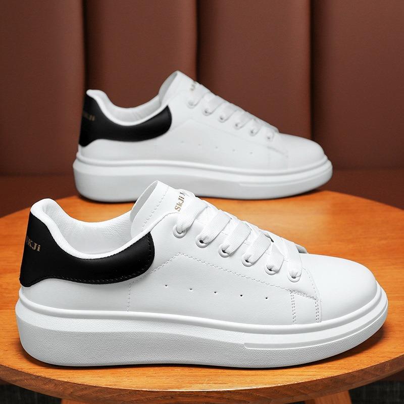 Spring men's shoes new breathable little white shoes men's trend versatile platform sports shoes casual board shoes trendy shoes