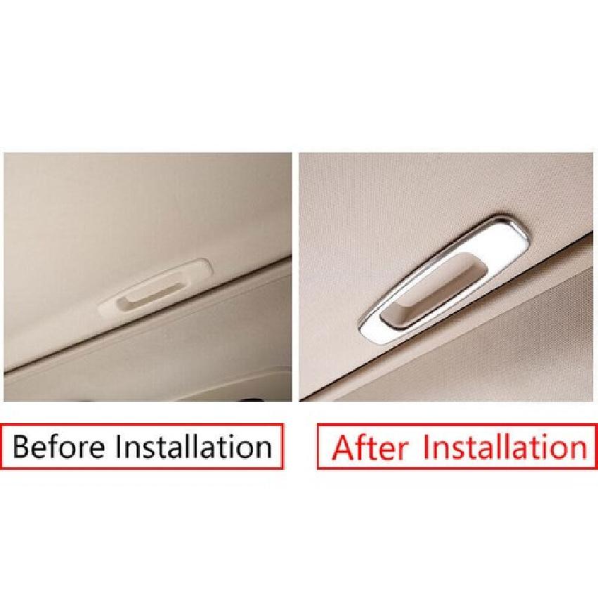 Inside Skylight Handle For Toyota Avalon 2019-2022 Cover Trim Titanium Silver