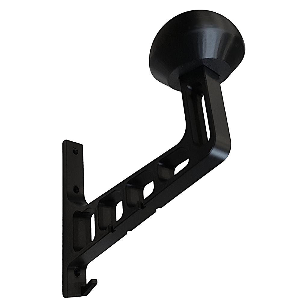 V1 Motorcycle Helmet Hook Holder Black