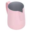 Milk Frothing Cup 304 Stainless Steel Thicken Coffee Latte Pitcher Jug 600ml Pink