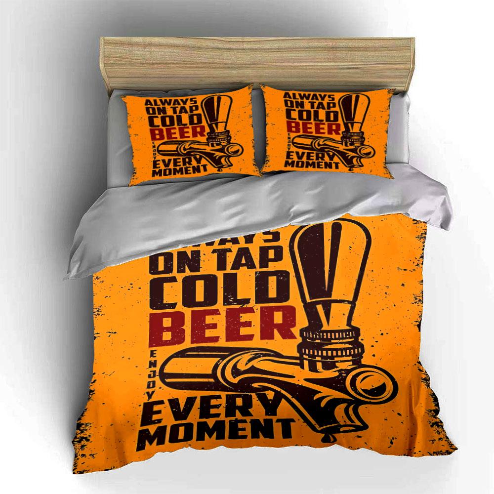 Beer Tap Graphic Design. Bedding Sets Duvet Cover Sets Duvet Covers Pillowcases(1* Duvet Cover 2* Pillowcases Without Duvet Insert)