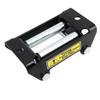 4.96 Inch Bolt Centers Winch Roller Fairlead 4-Way Roller Design Winch Cable Guide  For UTV Winch