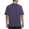 Jordan T Shirts Men's Purple Crew Neck Moderate Straight Fit CZ5182-573
