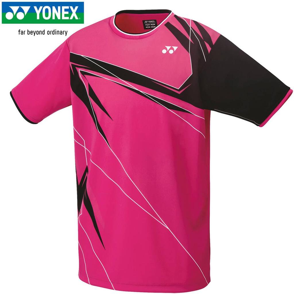 YONEX Tennis Apparel Unisex Game Shirt 10475 2022FW Berry Pink SS 654