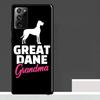 Great Dane Dog Case For Samsung Galaxy S23 S24 S25 Ultra S9 S10 S20 S21 S22 Plus S23 FE S25 FE Phone Cover