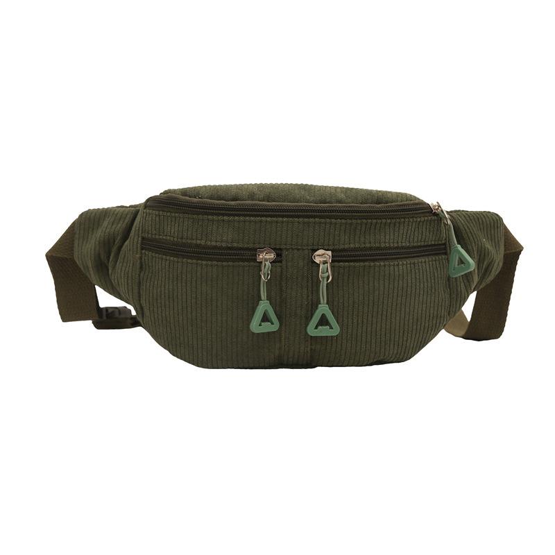 Eenvoudig Ontwerp Effen Kleur Fluweel Heuptasjes Voor Vrouwen Vrije Tijd Taille Tas Vrouwelijke Taille Tas Dames Crossbody Borsttas gray