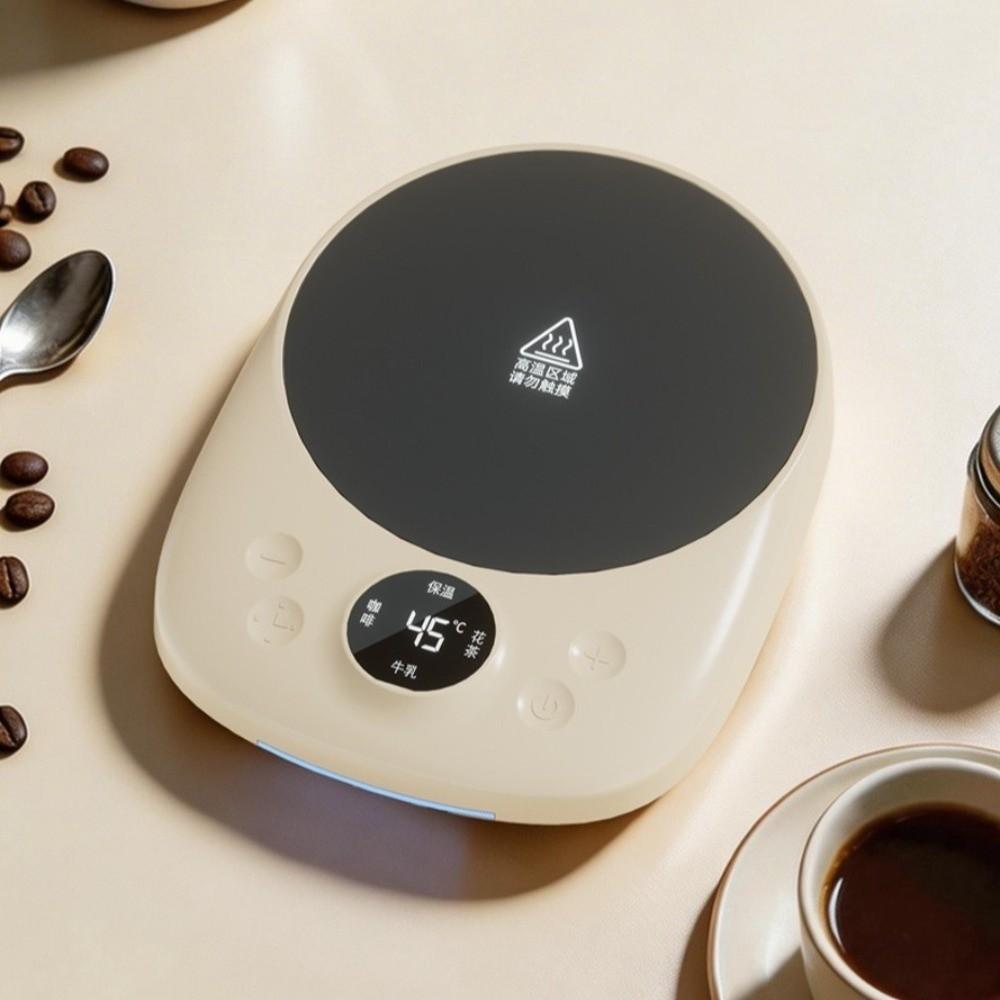Auto Power Away Function Smart Cup Heater 9 Temp Settings Desktop Cup Warmer  Milk Tea