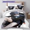Black Butler Pattern Bedding,Quilt Set Quilt Cover Pillowcase Home Birthday Gift (1 * Duvet Cover + 2 * Pillowcase, Without Core)