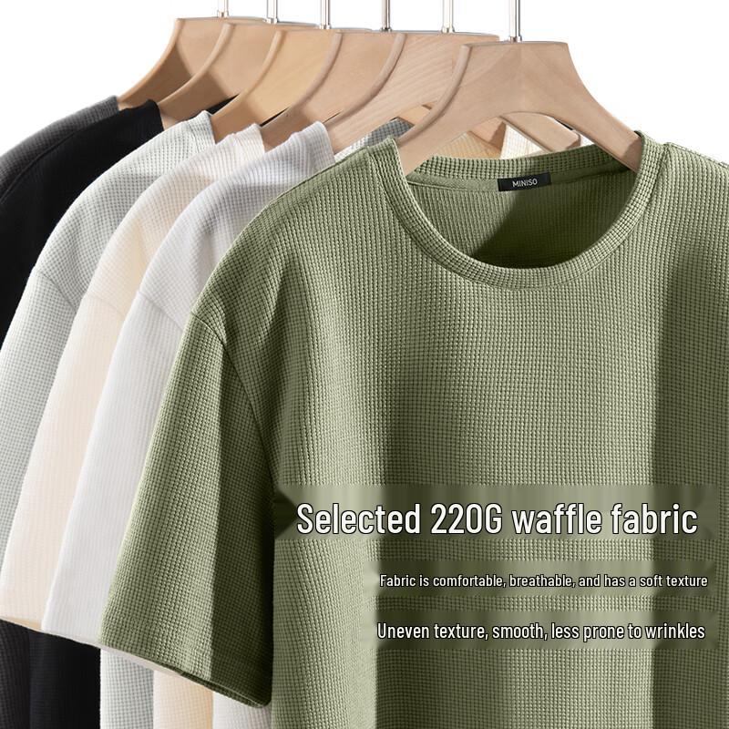 MINISO Men's 2026 Casual Loose Short Sleeve T-Shirt