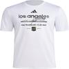 Adidas Herre Los Angeles FC Vintage Verdens Pre-Game Kortermet T-skjorte