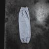 Men's and women's autumn thin loose casual high waisted wide leg loose leg tied lantern pants