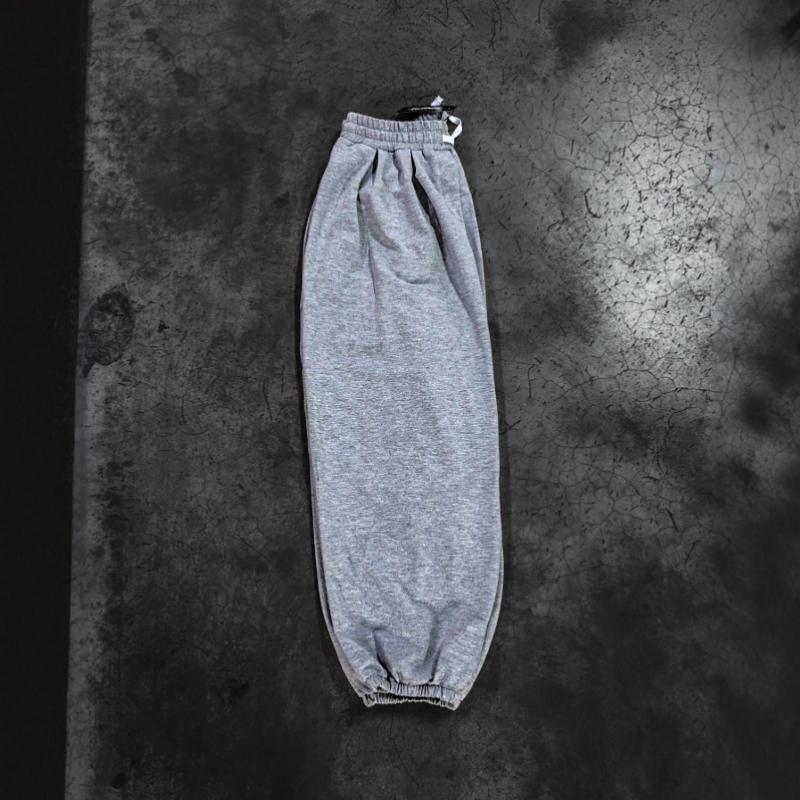 Men's and women's autumn thin loose casual high waisted wide leg loose leg tied lantern pants