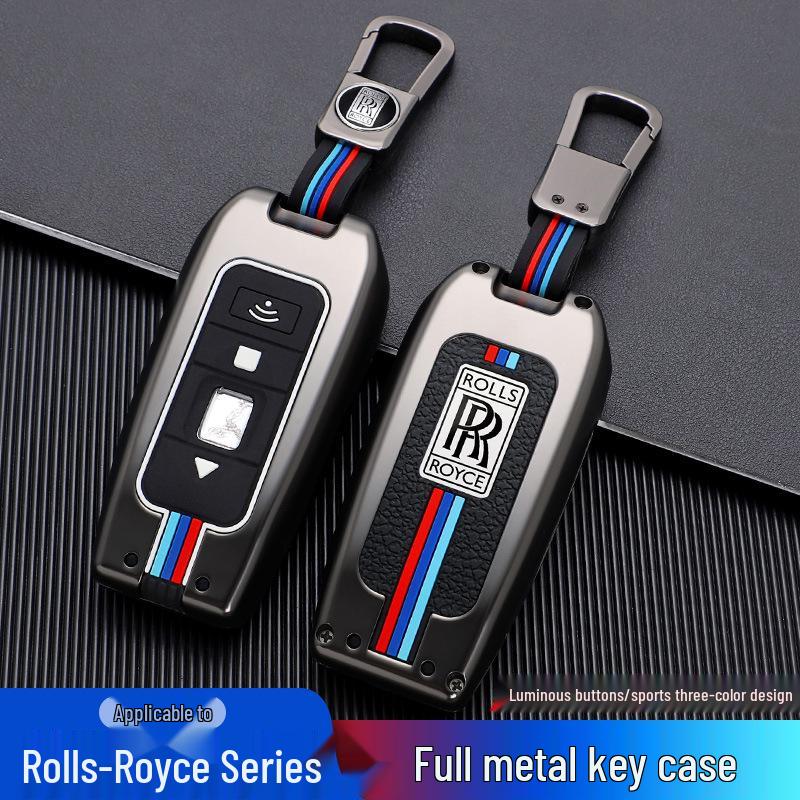 Kompatibles Metallschlüsselgehäuse für Rolls-Royce Ghost, Cullinan, Phantom, Wraith und Dawn Modelle