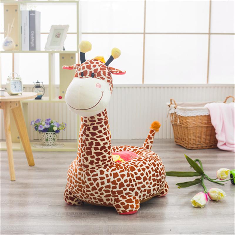 

Прямі продажі Милий мультяшний тваринний лінивий диван Жираф Слоненя Цуценя Дитячий татамі-табурет Подарунки 60*50cm