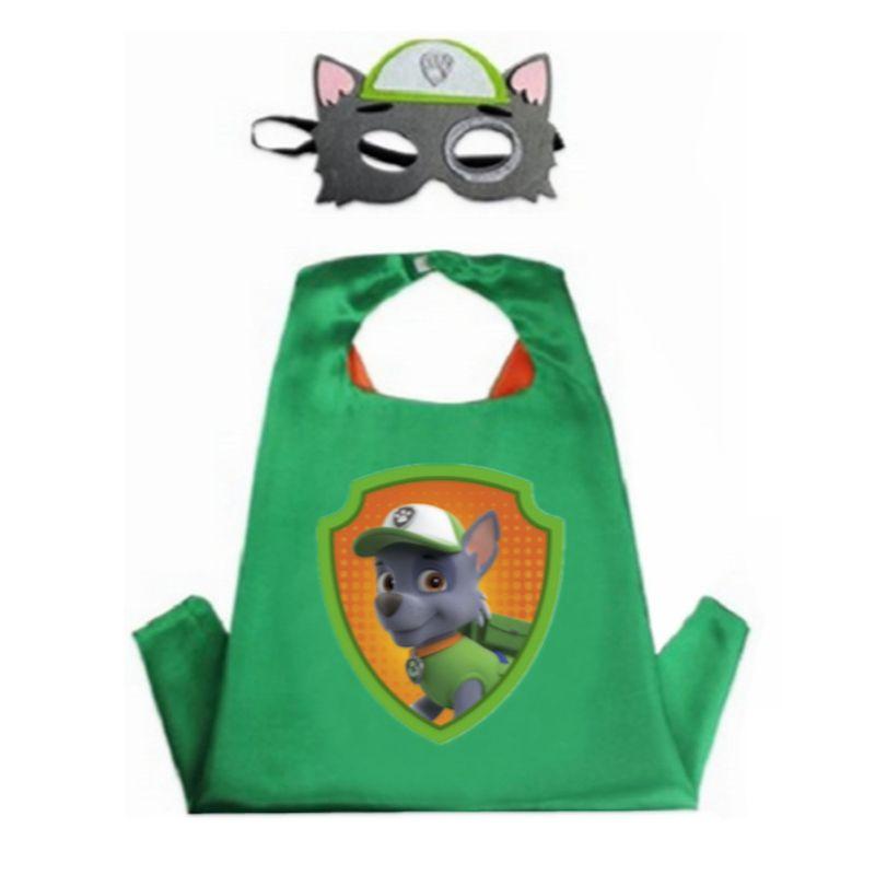 Poutavý kostým pláště a masky Tlapkové patroly pro cosplay na dětské maškarní večírky