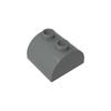 Rainbow Pig MOC Parts 30165 Slope Curved 2x2 Double with 2 Hollow Studs Brick Building Block Particle DIY Kid Brain Toys Gift