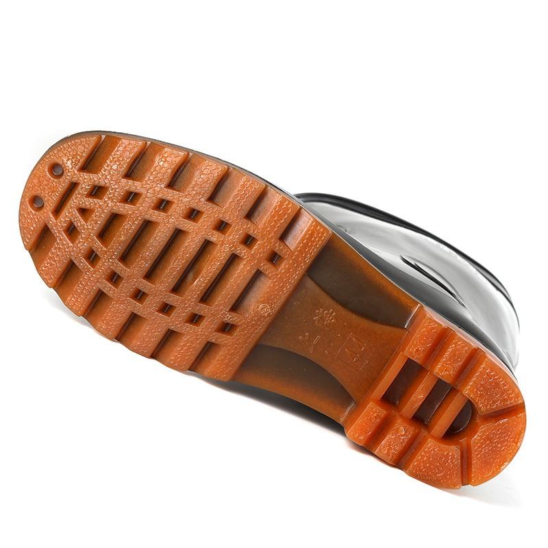 

Aote Ta дождевые трубки мужские 6 чай помощь страхование труда водонепроницаемые дождевые туфли рабочие водонепроницаемые туфли 45 чёрный