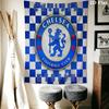 Chelsea-Logo Wandbehang Bedruckte Stoffdecke Dekorative Wandteppiche für Schlafzimmer Wohnzimmer Heimdekoration