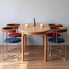 Foldable Dining Chair Minimalist Solid Wood Chairs Portable with Backrest Makeup Chair Nordic Relax Chairs Kitchen Furniture