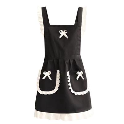 Cute Japanese Aprons For Women, Shoulder Straps, Kitchen And Dining Aprons